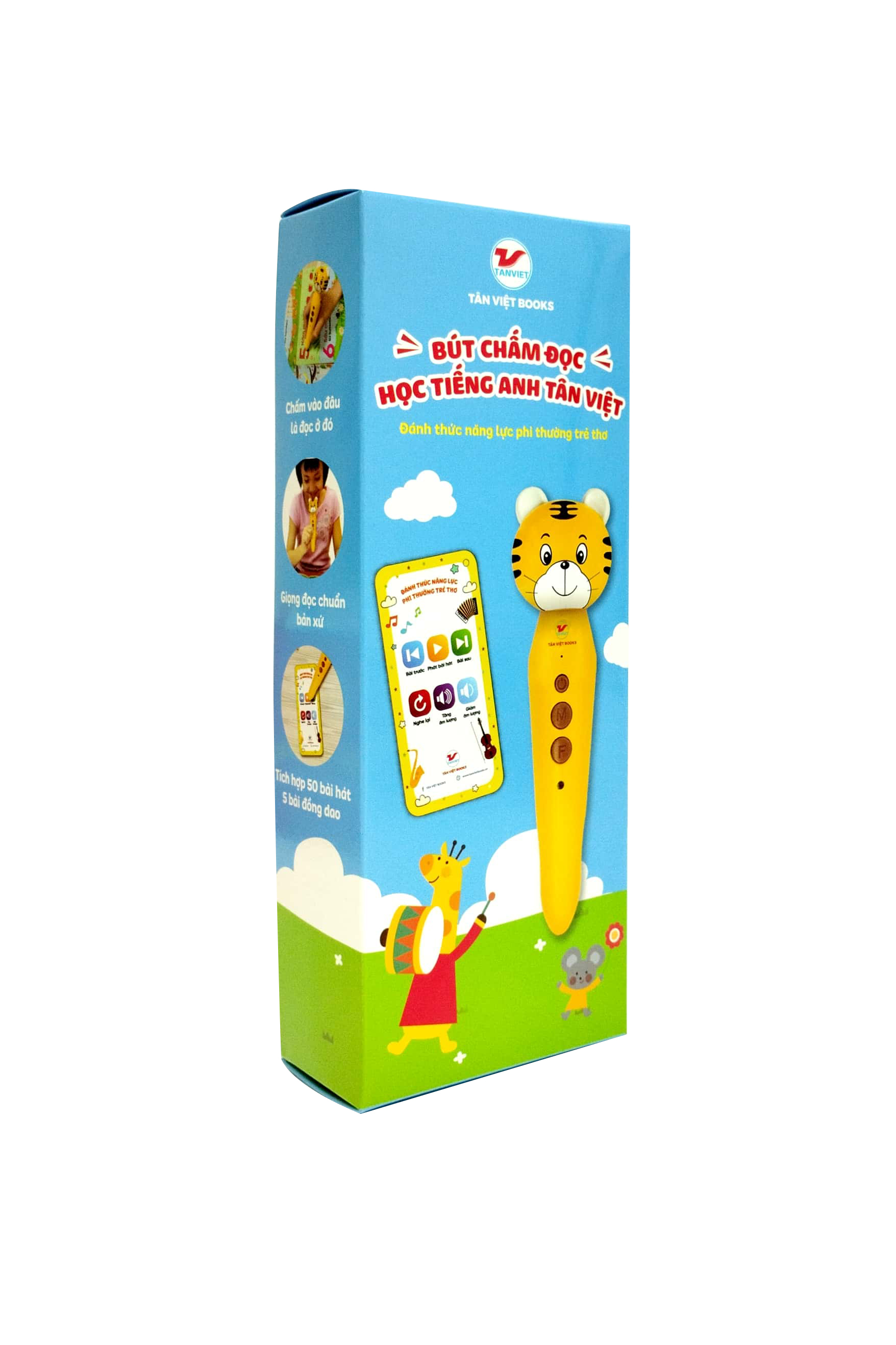 Bộ Bút Chấm Đọc-Học Tiếng Anh - Đánh Thức Năng Lực Phi Thường Từ Trẻ Thơ - Bút Hình Hổ (Dành Cho Trẻ Từ 0 Đến 10 Tuổi) - Ảnh 2
