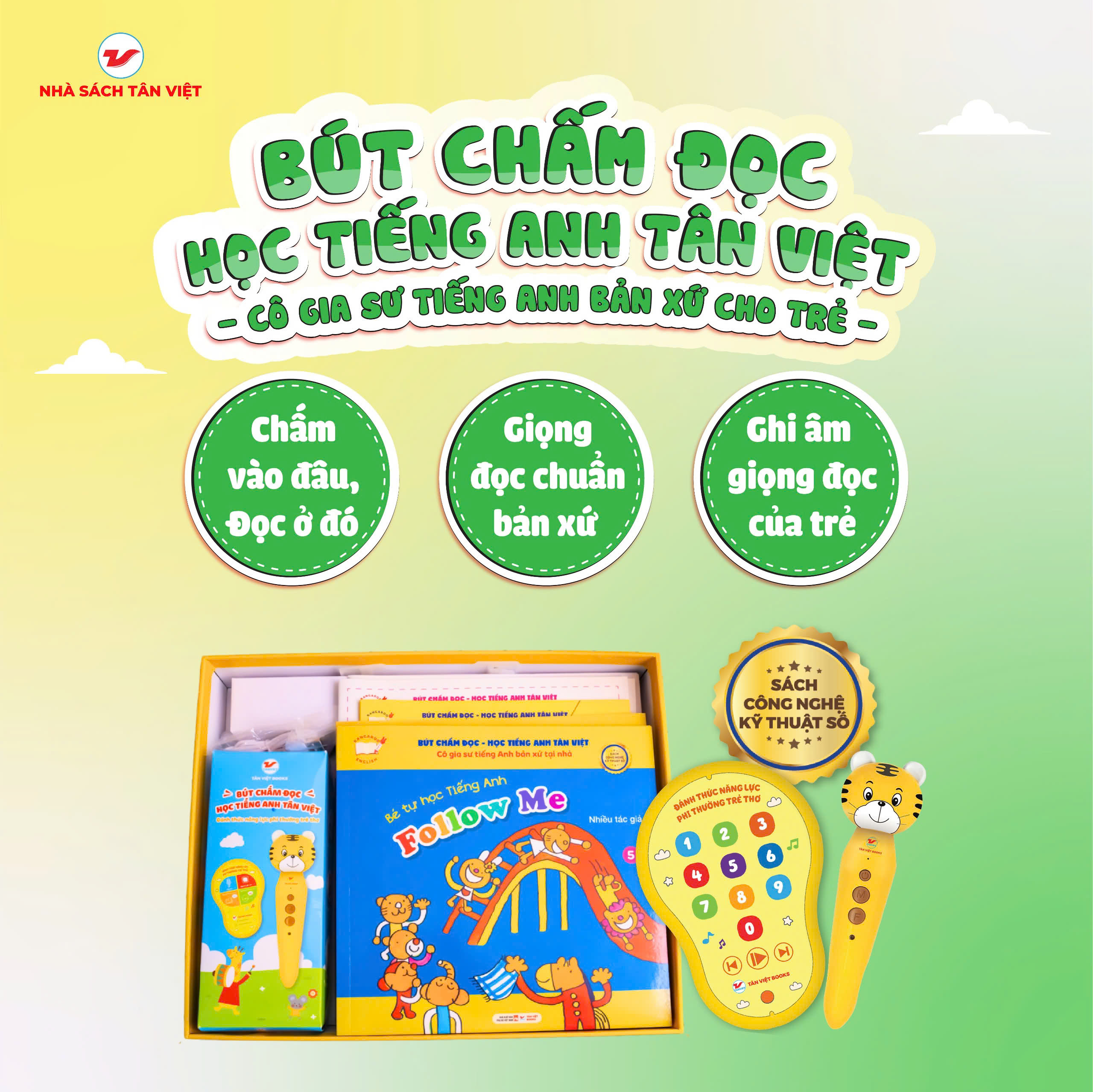Bộ Bút Chấm Đọc-Học Tiếng Anh Tân Việt - Cô Gia Sư Tiếng Anh Bản Xứ Tại Nhà - Phiên Bản 6 Sách (Dành Cho Trẻ Từ 0 Đến 6 Tuổi) - Tặng Kèm Sách Playtime In English - Level 3 - Happy Snowman - Người Tuyết Hạnh Phúc - Ảnh 11