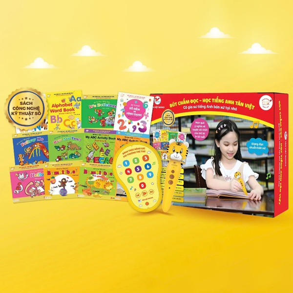 Bộ Bút Chấm Đọc-Học Tiếng Anh Tân Việt - Cô Gia Sư Tiếng Anh Bản Xứ Tại Nhà - Phiên Bản 6 Sách (Dành Cho Trẻ Từ 0 Đến 6 Tuổi) - Tặng Kèm Sách Playtime In English - Level 3 - Happy Snowman - Người Tuyết Hạnh Phúc - Ảnh 12