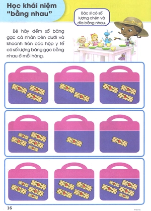 bộ các kĩ năng học tập của disney - cùng học kĩ năng toán học - tập 1 - Ảnh 15