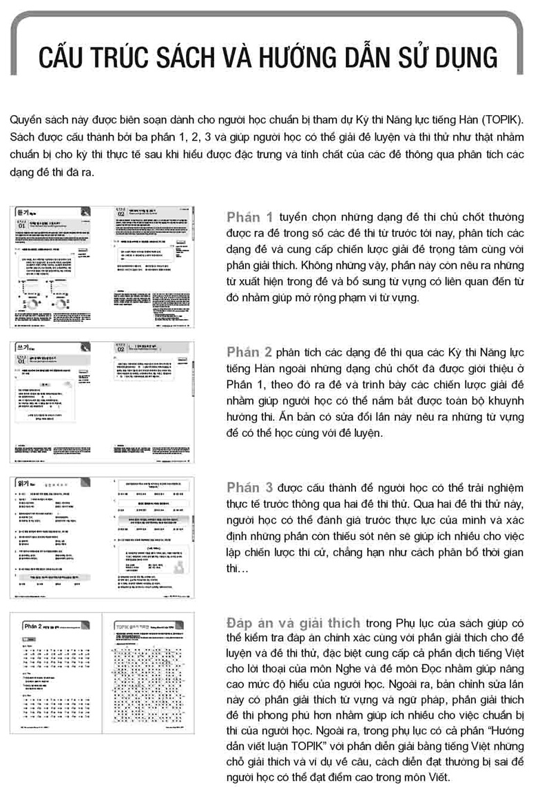 bộ cẩm nang luyện thi năng lực tiếng hàn topik ii intermediate - advanced - Ảnh 5