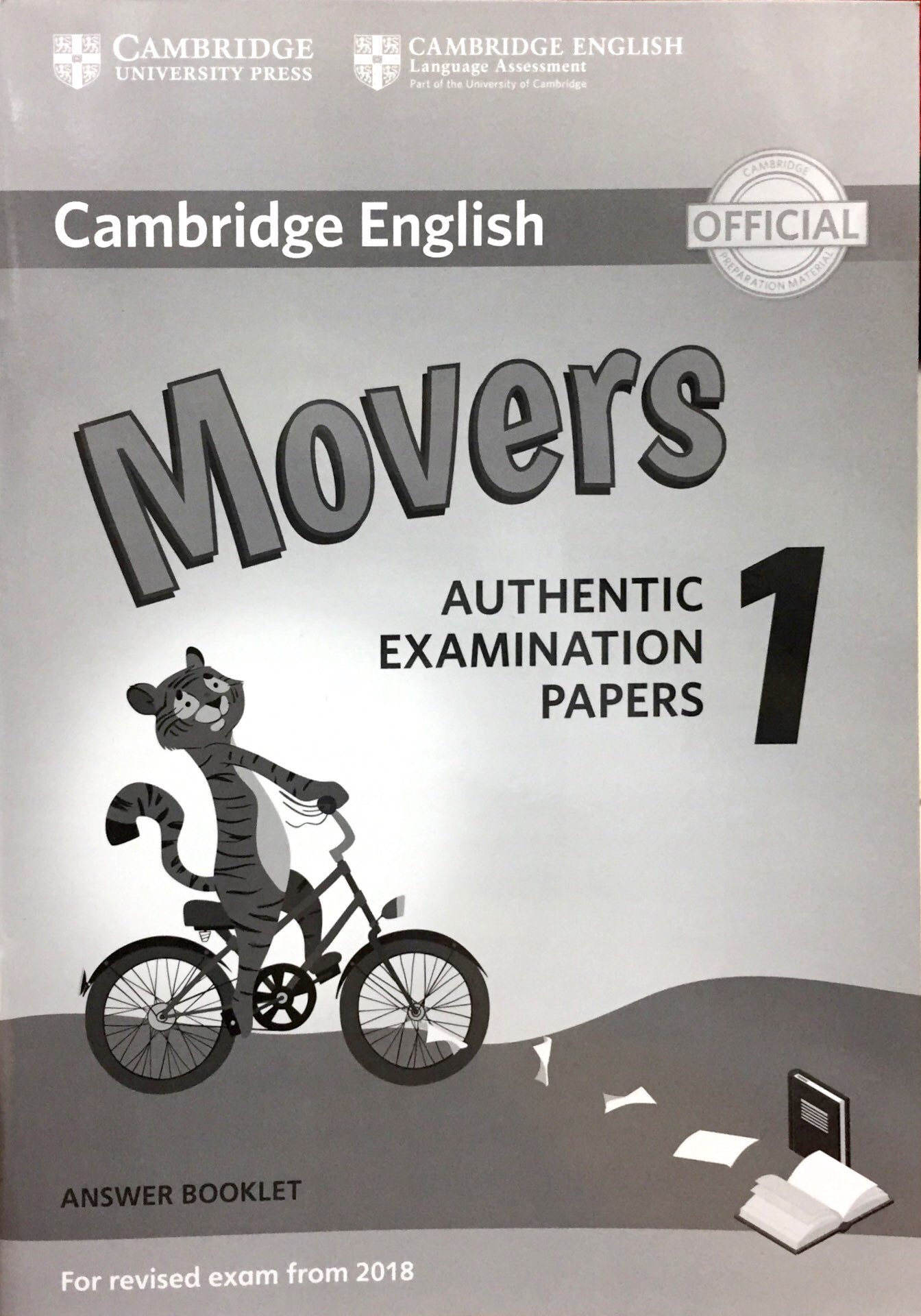 bộ cambridge english movers 1 for revised exam from 2018 ans booklet