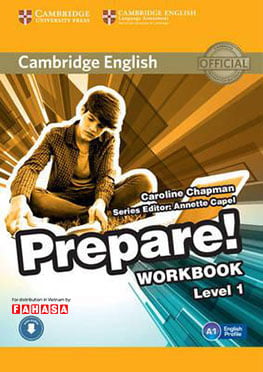 bộ cambridge english prepare! level 1 workbook with audio - fahasa reprint