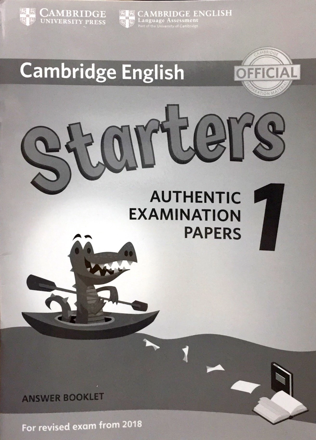 bộ cambridge english starters 1 for revised exam from 2018 ans booklet