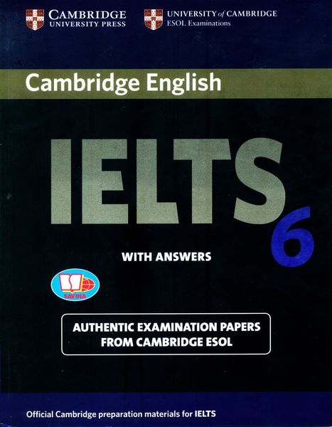 bộ cambridge ielts 6 with answers (savina) (không kèm audio)