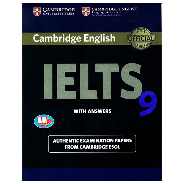 bộ cambridge ielts 9 with answers (savina) (không kèm audio)