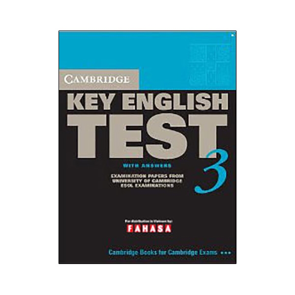 bộ cambridge key english test 3 with answers fahasa reprint edition