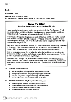 bộ cambridge preliminary english test 5 student's book with answers fahasa reprint edition - Ảnh 11