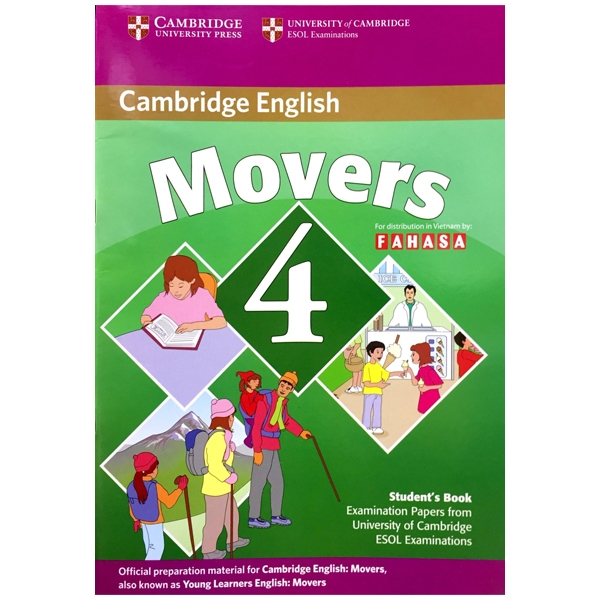 bộ cambridge young learner english test movers 4 sb fahasa reprint edition