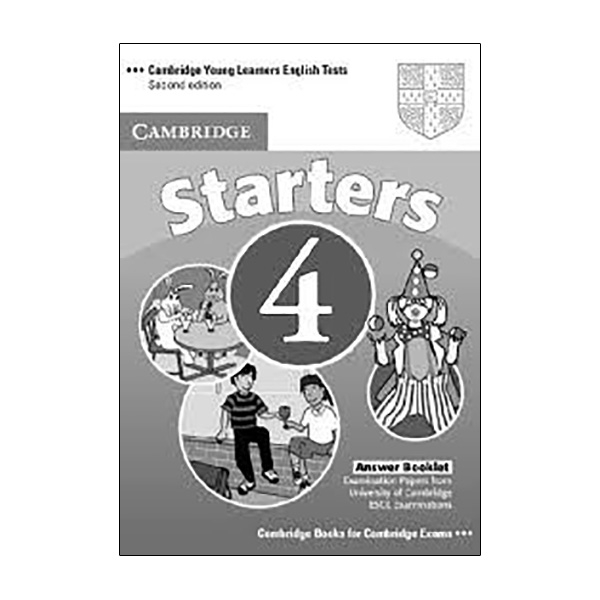 bộ cambridge young learners english tests second edition starters 4 answer booklet