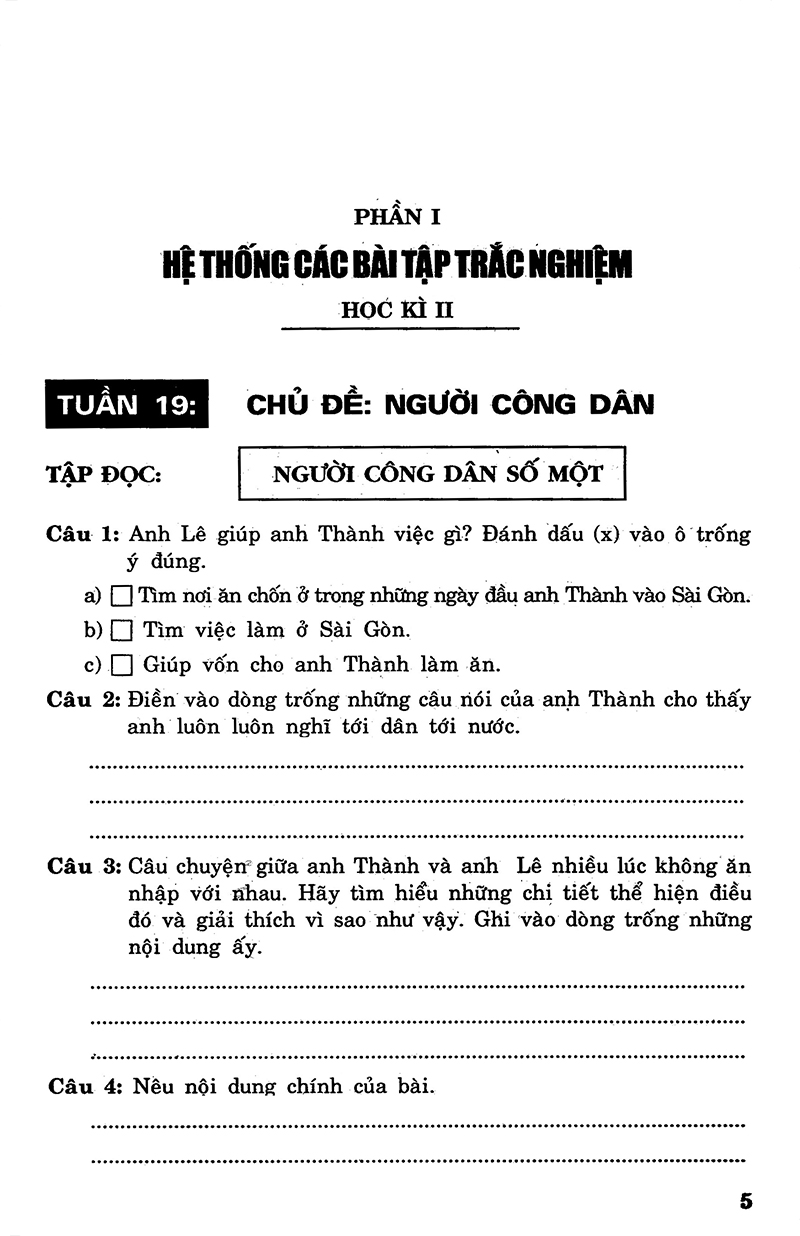 bộ câu hỏi và bài tập trắc nghiệm tiếng việt 5 - tập 2 - Ảnh 5