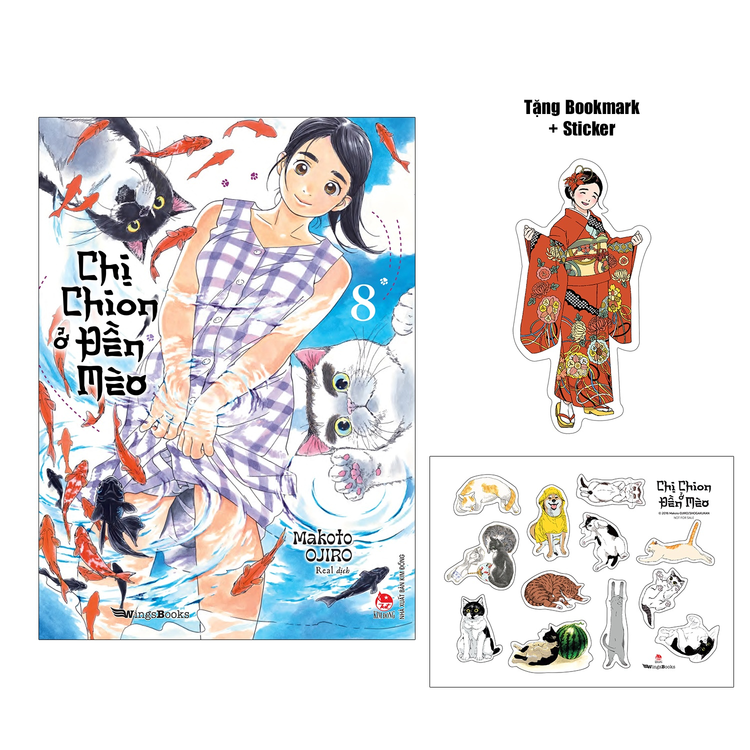 Bộ Chị Chion Ở Đền Mèo - Tập 8 - Tặng Kèm Bookmark + Sticker - Ảnh 2