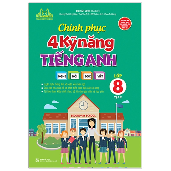 bộ chinh phục 4 kỹ năng tiếng anh nghe - nói - đọc - viết lớp 8 - tập 2