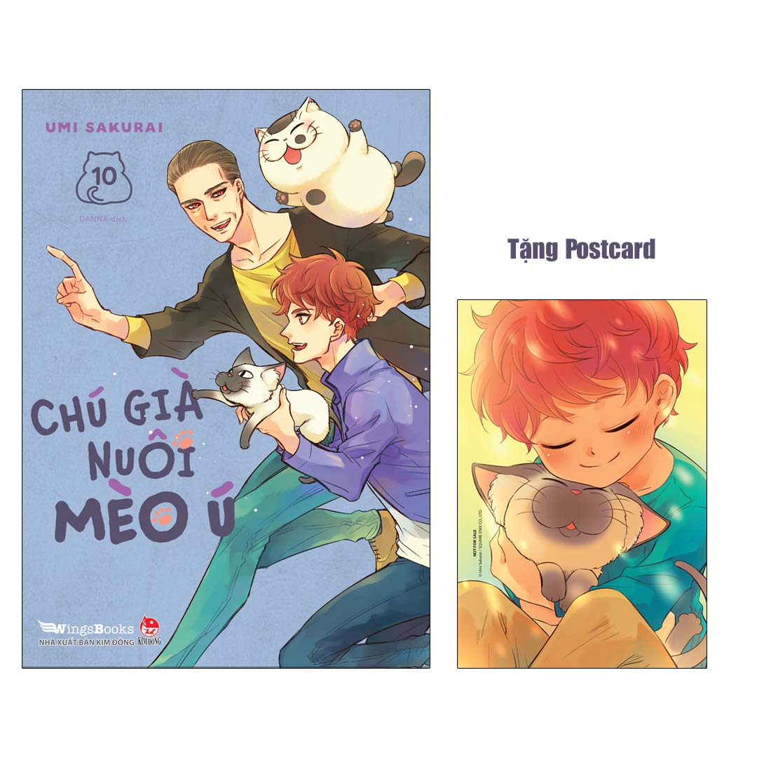 bộ chú già nuôi mèo ú - tập 10 - tặng kèm postcard - Ảnh 2