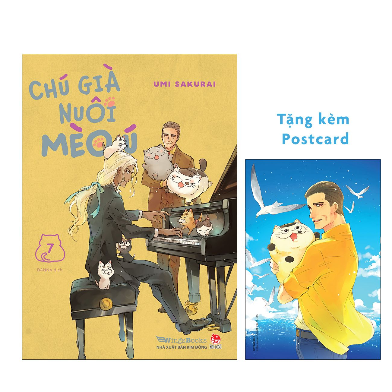 bộ chú già nuôi mèo ú - tập 7 - tặng kèm postcard (tái bản 2024) - Ảnh 2