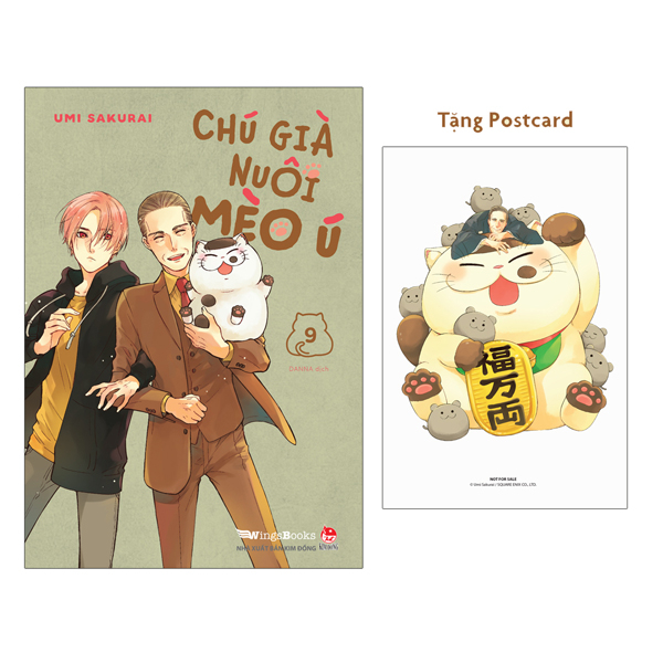 bộ chú già nuôi mèo ú - tập 9 - tặng kèm postcard