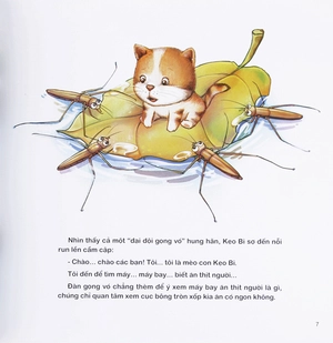 bộ chú mèo kẹo bi phiêu lưu trong xứ sở côn trùng (tập 4): trên mặt ao - Ảnh 8