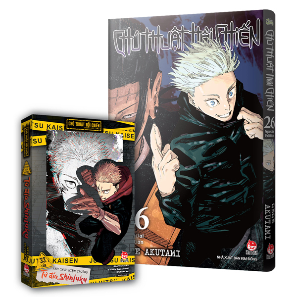 Bo
Chu Thuat Hoi Chien - Tap 26 - Ve Phuong Nam - Ban Dac Biet - Tang Kem Bia Ao PVC + Set Anh Hien Truong 33 Tam + Hop Dung