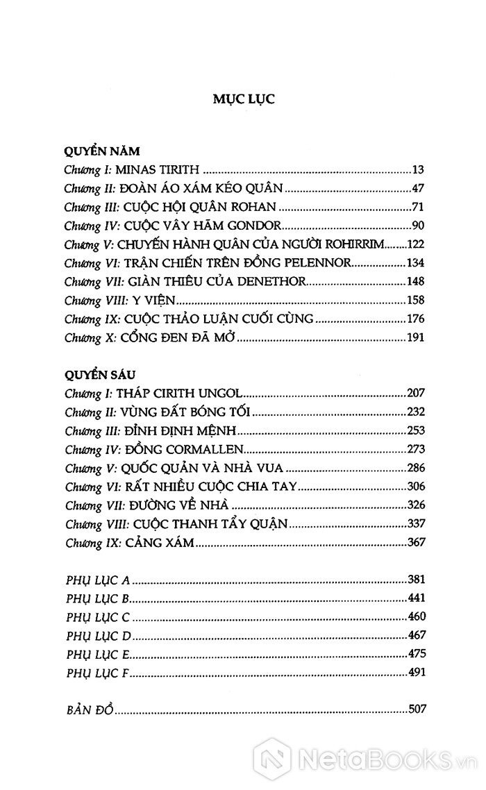 Bộ Chúa Tể Những Chiếc Nhẫn - Tập 3 - Nhà Vua Trở Về (Tái Bản 2025) - Ảnh 2