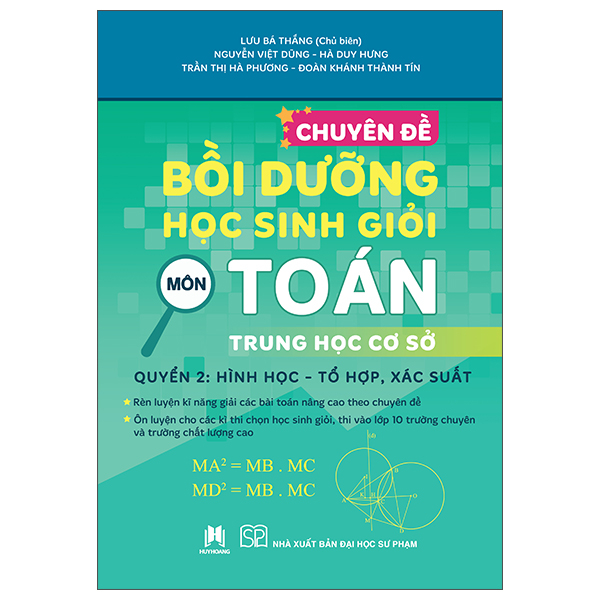 Bo
						
										
										Chuyen De Boi Duong Hoc Sinh Gioi Mon Toan Trung Hoc Co So - Quyen 2 -  Hinh Hoc-To Hop, Xac Suat