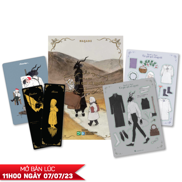 bộ cô gái nơi xứ ngoài - tập 6 - bản đặc biệt - tặng kèm card nhựa + set 2 sticker + set 2 bookmark nhựa