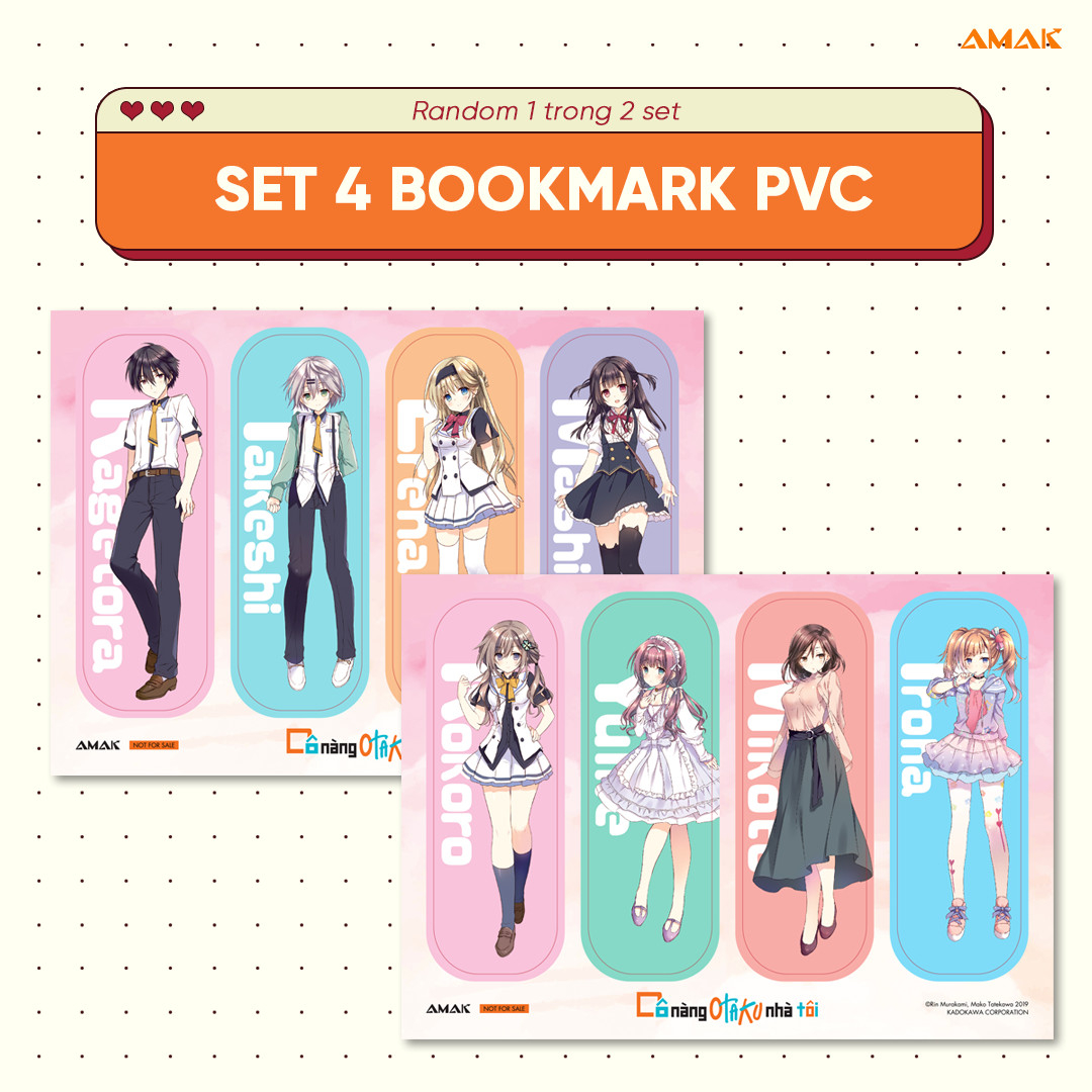 bộ cô nàng otaku nhà tôi - tập 2 - tặng kèm 1 postcard + set 4 bookmark pvc (random) - Ảnh 3
