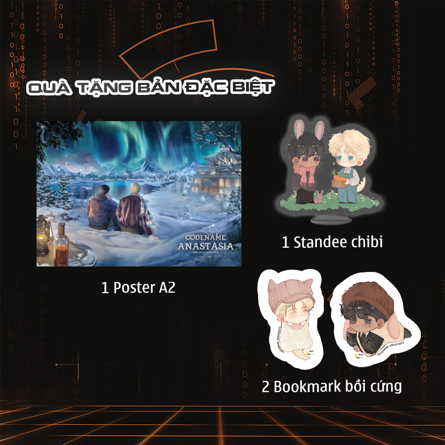 Bộ
Codename Anastasia - Mật Danh Anastasia - Tập 2 - Bản Đặc Biệt - Bìa Cứng - Tặng Kèm 2 Bookmark + Standee + 1 Poster A2 - Ảnh 4