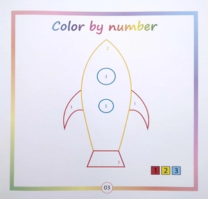 bộ color by number - tô màu theo số -tập 5 - Ảnh 5