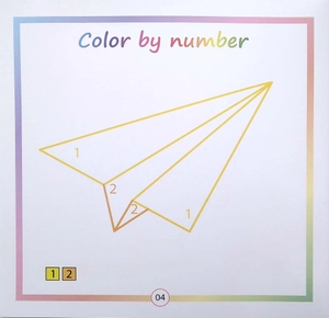 bộ color by number - tô màu theo số -tập 5 - Ảnh 6