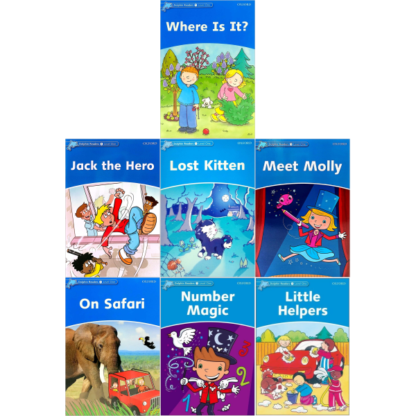 bộ combo dolphin readers level 1 (set 7 books)