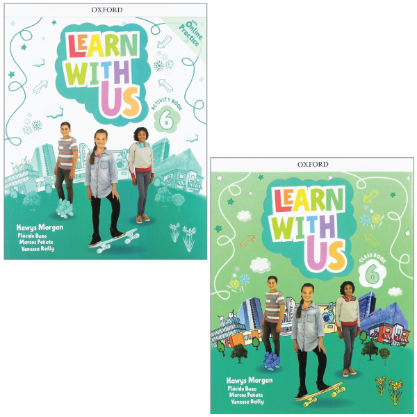 bộ combo learn with us: level 6: activity book with online practice + class book