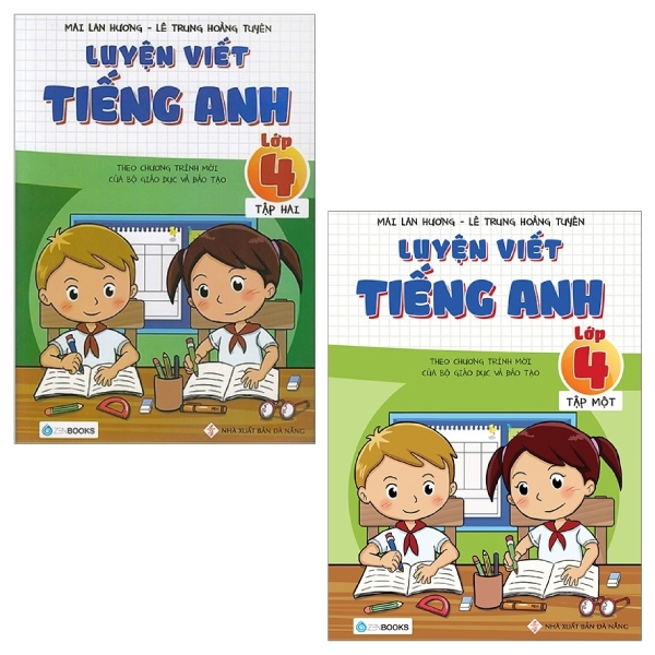 bộ combo luyện viết tiếng anh - lớp 4 (tập 1 và 2) - theo chương trình mới của bộ giáo dục và đào tạo (bộ 2 tập)