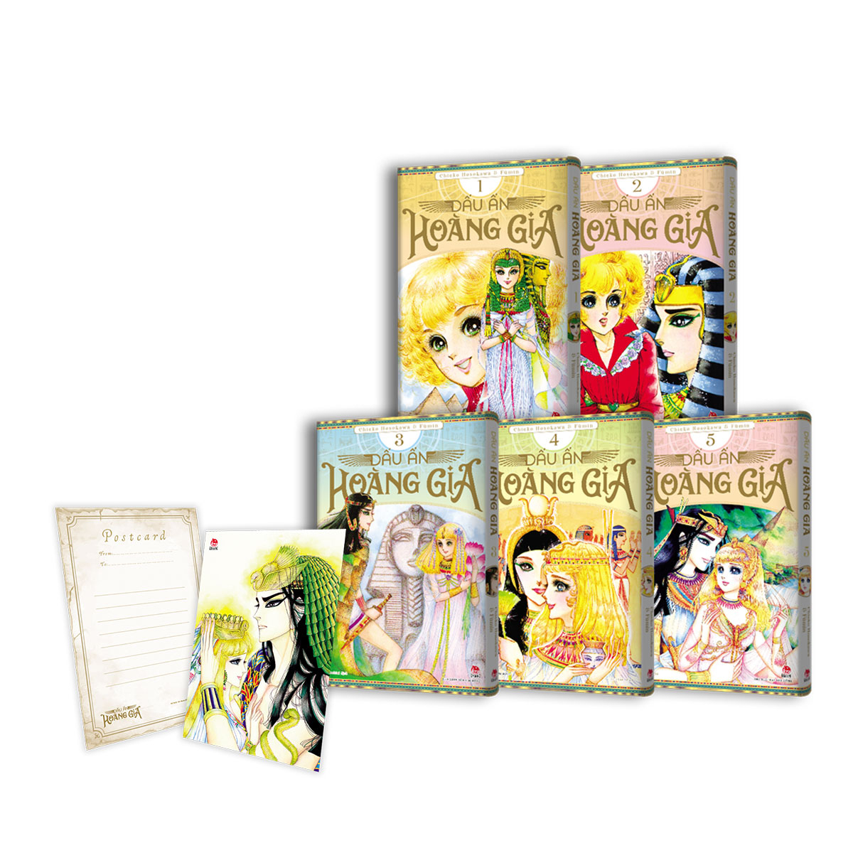 Bộ Combo Manga - Dấu Ấn Hoàng Gia: Tập 1 - 5 (Bộ 5 Tập) - Tặng Kèm Postcard - Ảnh 2