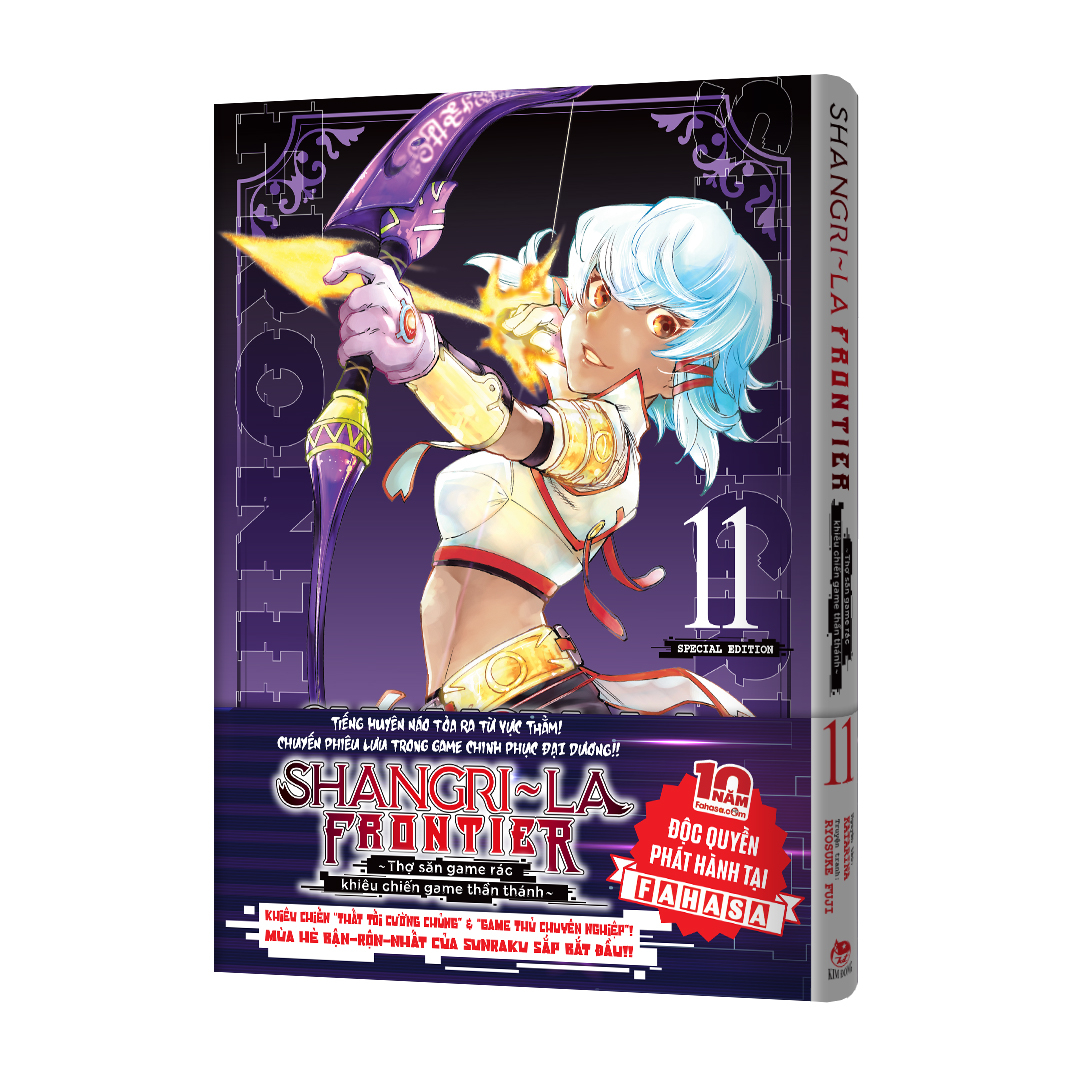 Bộ Combo Manga - Shangri-La Frontier - Thợ Săn Game Rác Khiêu Chiến Game Thần Thánh - Tập 11 - Bản Thường + Bản Đặc Biệt (Bộ 2 Cuốn) - Tặng Kèm Bìa Áo Thiết Kế Mới + Bìa Hologram + Set 5 Standee PVC + Poster - Độc Quyền Fahasa - Ảnh 8