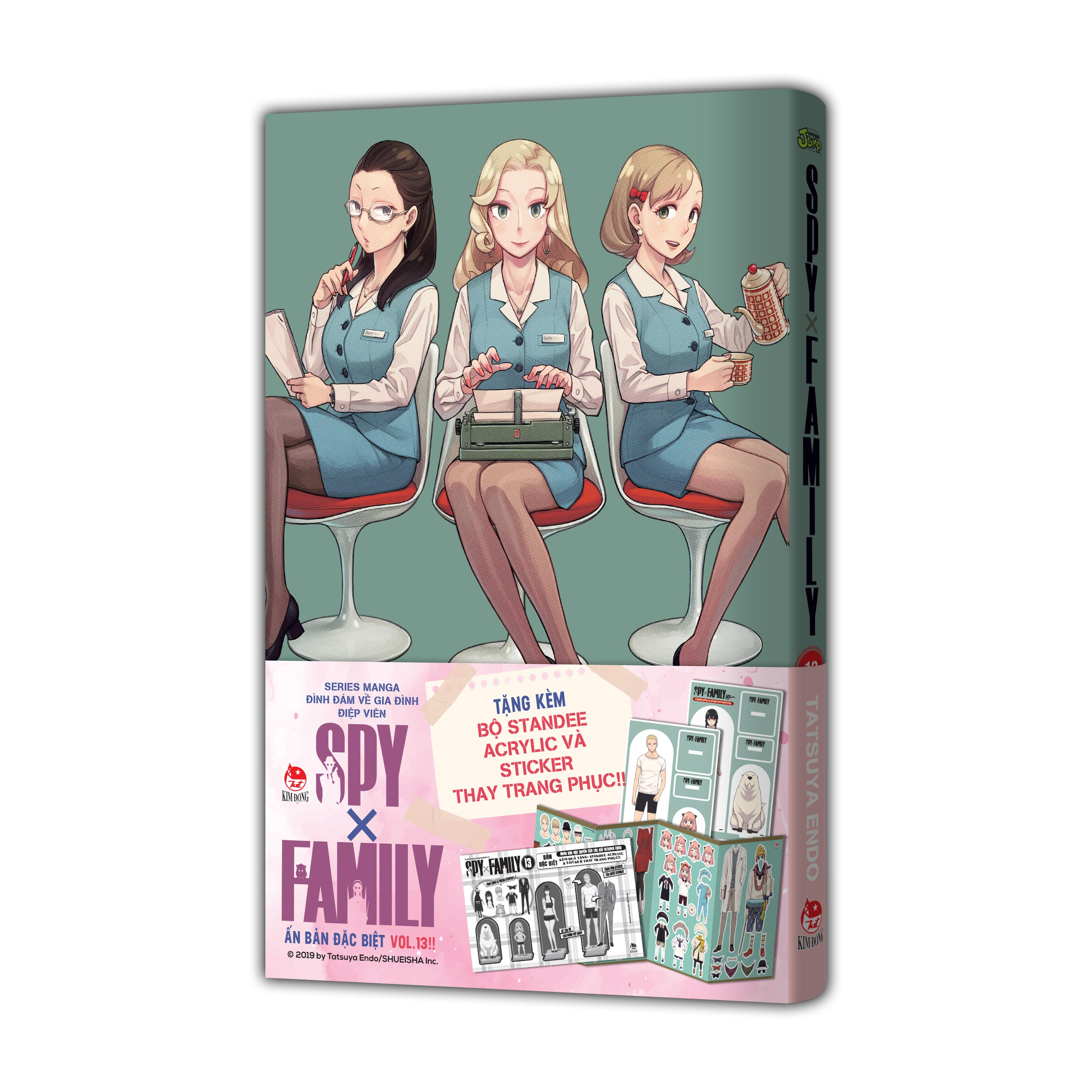 Bộ Combo Manga - Spy X Family - Tập 13 - Bản Thường + Bản Đặc Biệt (Bộ 2 Cuốn) - Tặng Kèm Standee PVC + Set Standee Acrylic + Set Sticker + Set Card Ivory - Ảnh 4