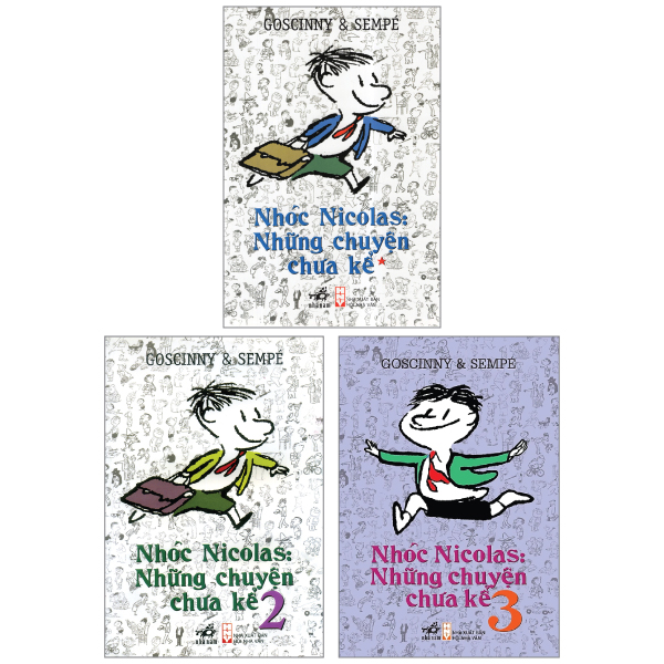 bộ combo sách nhóc nicolas: những chuyện chưa kể - tập 1 + 2 + 3 (bộ 3 cuốn)