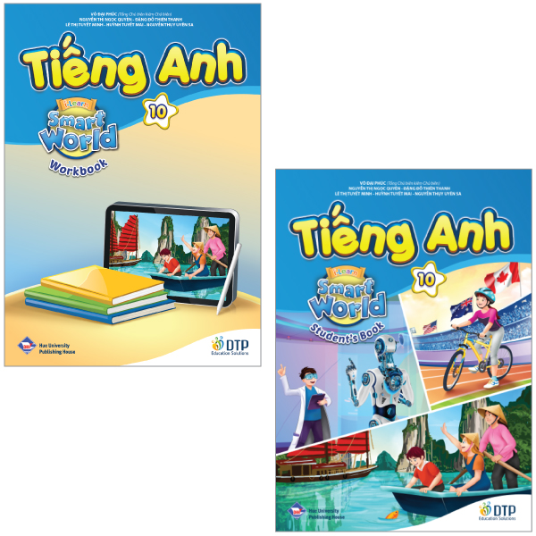 bộ combo sách tiếng anh 10 i-learn smart world - student's book + workbook (bộ 2 cuốn)