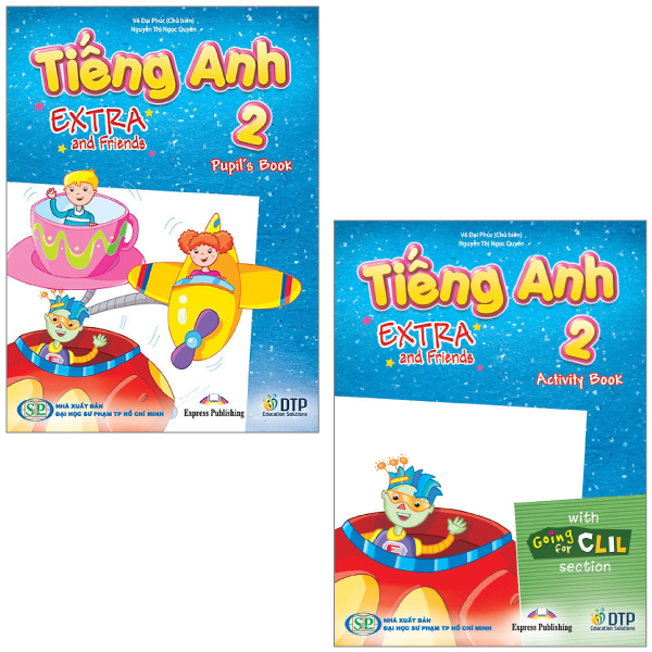 bộ combo sách tiếng anh 2 extra and friends - pupil's book + activity book (bộ 2 cuốn)