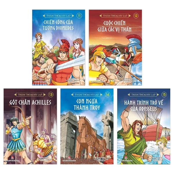 Bộ Combo Thần Thoại Hy Lạp Tập: Tập 11 Đến Tập 15 (Bộ 5 Tập)