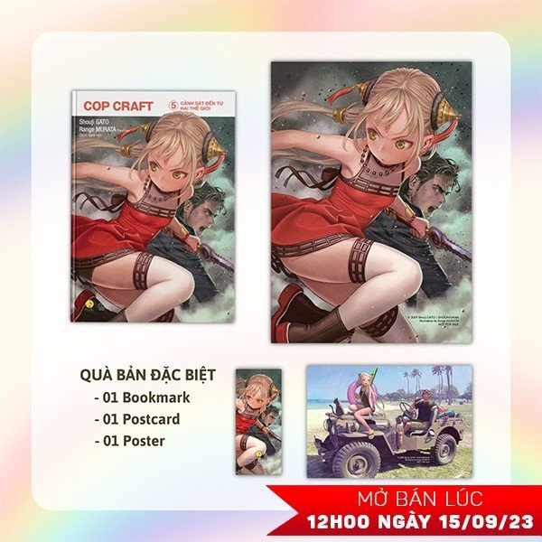 bộ cop craft - cảnh sát đến từ hai thế giới - tập 5 - bản đặc biệt - tặng kèm bookmark + postcard nhũ + mini poster holo