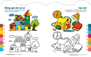 bộ cuộc sống muôn màu - tô màu & dán hình 5 (thích hợp cho trẻ 2 - 6 tuổi) - Ảnh 5