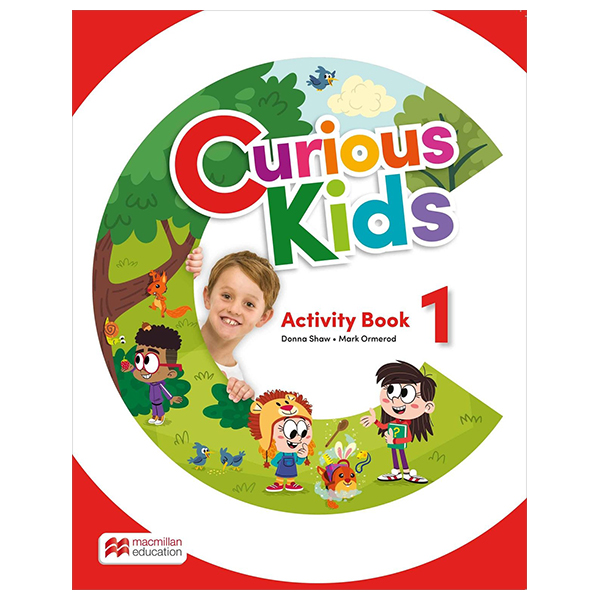 bộ curious kids level 1 activity book with digital activity book