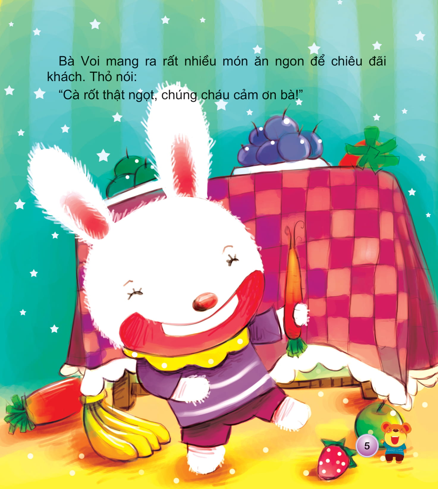 bộ dạy trẻ biết lễ phép lịch sự 1 - hái quả (tái bản 2018) - Ảnh 4