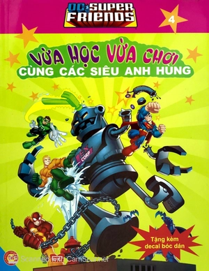 bộ dc. super friends - vừa học vừa chơi cùng các siêu anh hùng t4 (tặng kèm đề can bóc dán) - Ảnh 2