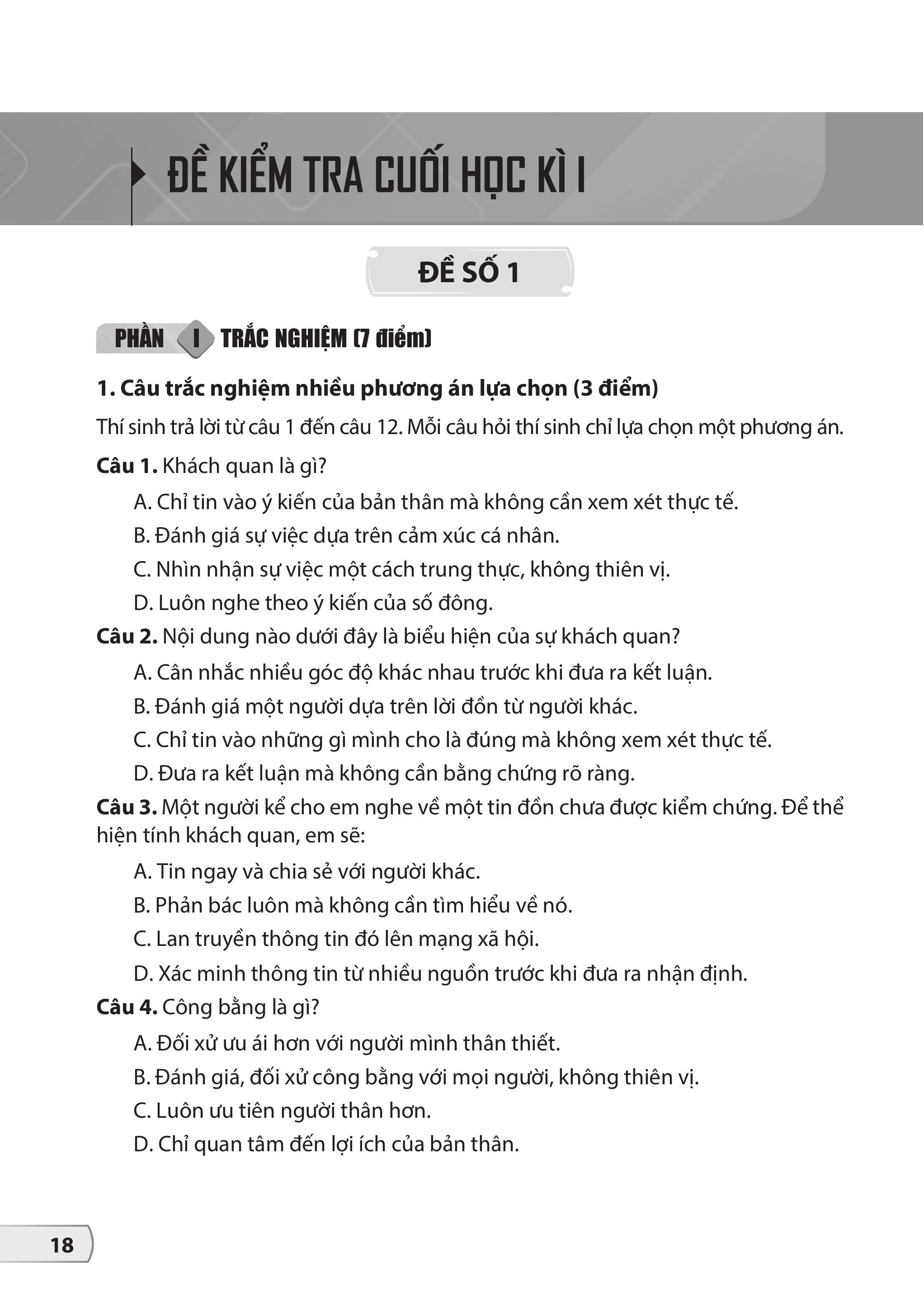 Bộ Đề Kiểm Tra, Đánh Giá Giáo Dục Công Dân 9 - Ảnh 11