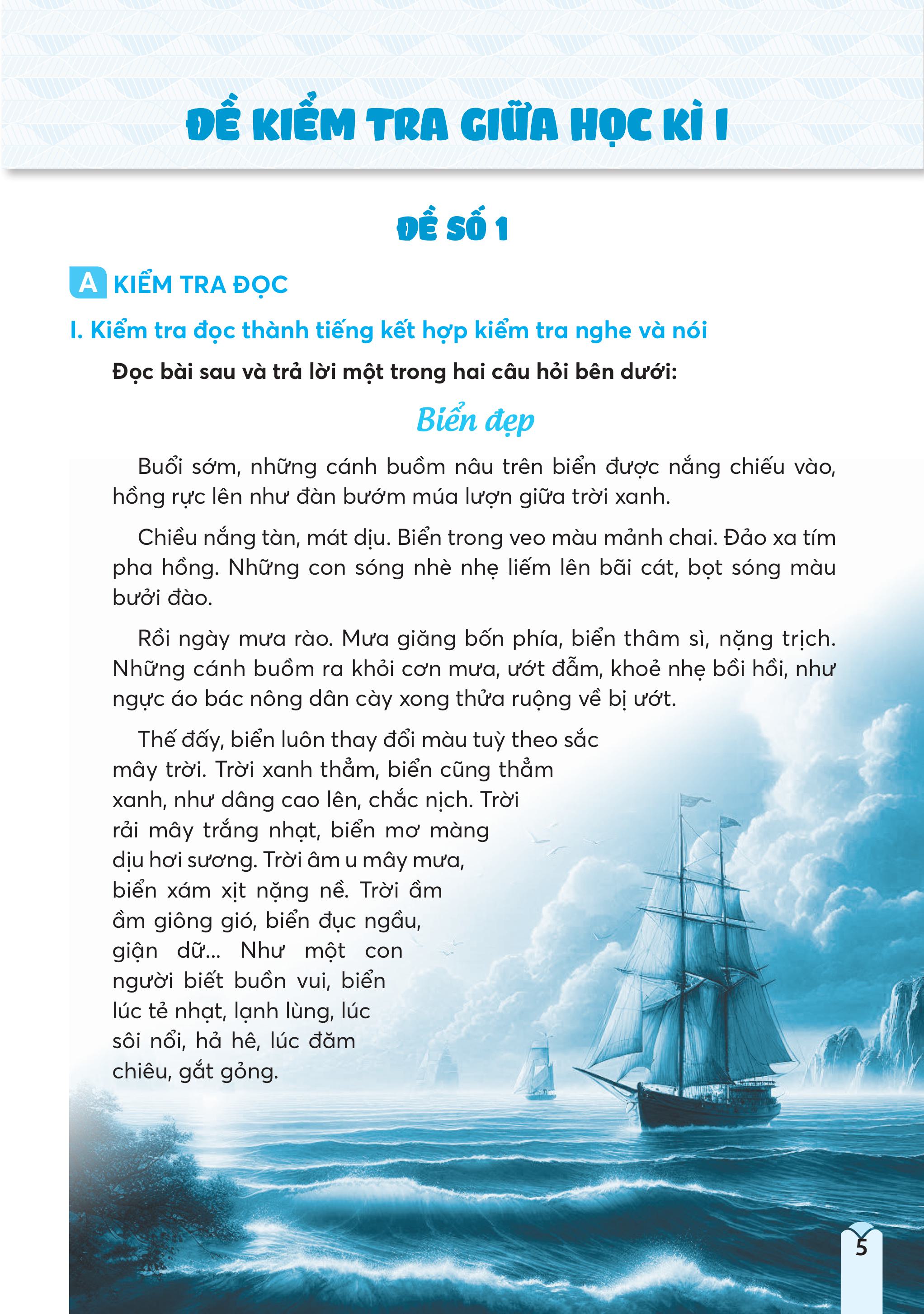 Bộ Đề Kiểm Tra, Đánh Giá Tiếng Việt 5 - Ảnh 5