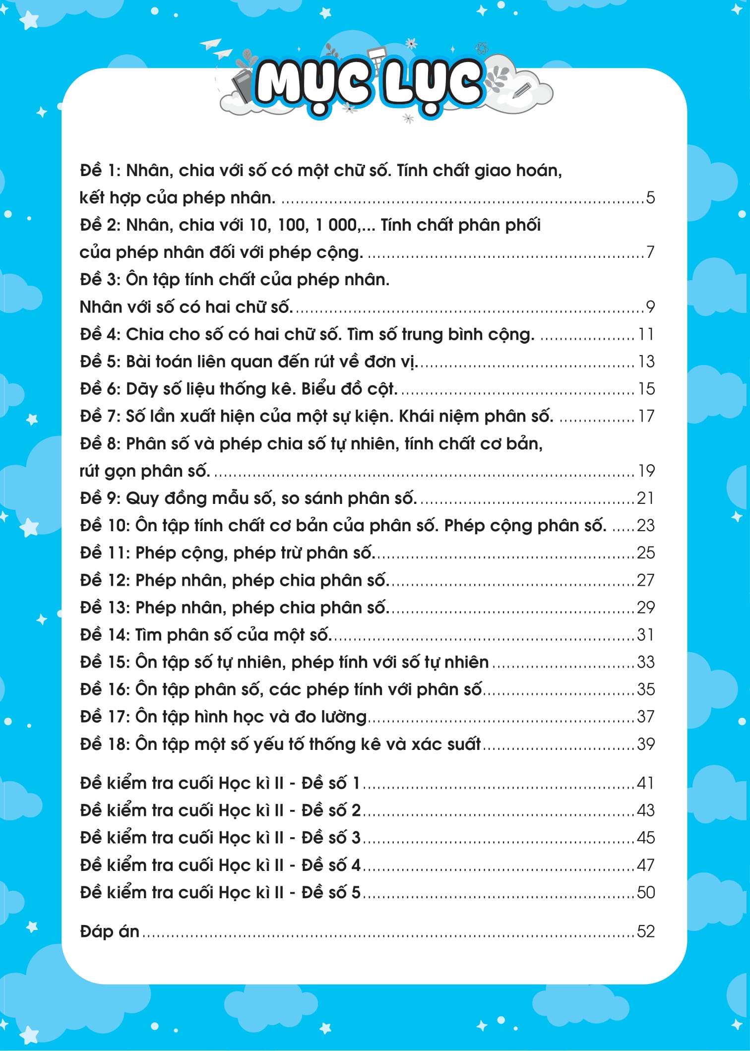 Bộ
						
										
										Đề Ôn Luyện Và Tự Kiểm Tra Toán 4 - Tập 2 - Ảnh 10