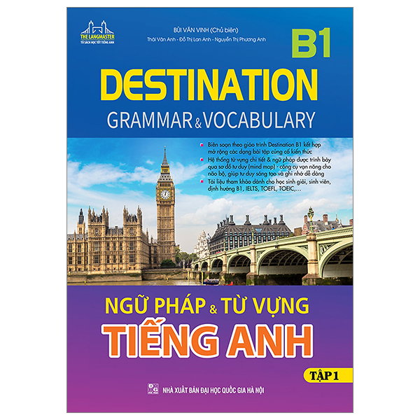 bộ destination b1 - ngữ pháp và từ vựng tiếng anh - tập 1