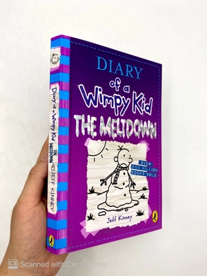 bộ diary of a wimpy kid 13: the meltdown paperback - Ảnh 13