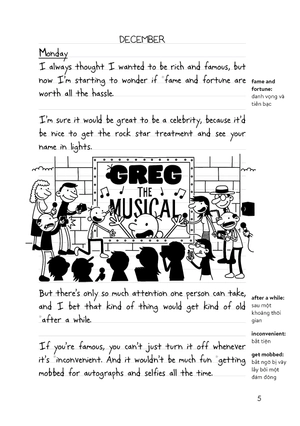 bộ diary of a wimpy kid - nhật ký chú bé nhút nhát - tập 17: bỉm toang - diper överlöde (song ngữ anh - việt) - Ảnh 7